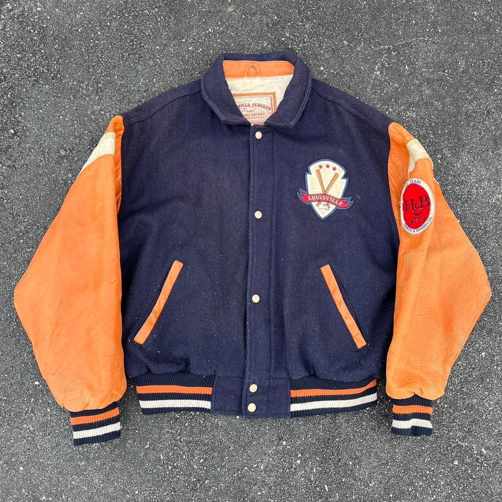 1990s Louisville Slugger Varsity Letterman Jacket size L
